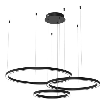 LED-kattokruunu johdossa GALAXIA LED/85W/230V musta