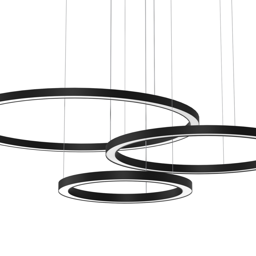 LED-kattokruunu johdossa GALAXIA LED/85W/230V musta