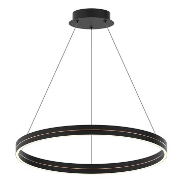 LED-kattokruunu johdossa GRAVITY LED/36W/230V musta