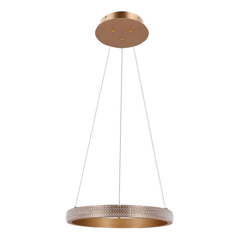 LED-kattokruunu johdossa HASHIM LED/22W/230V halkaisija 40 cm kupari