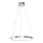 LED-kattokruunu johdossa HOOP LED/27W/230V halkaisija 50 cm 4000K kiiltävä kromi