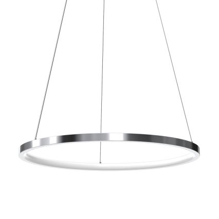 LED-kattokruunu johdossa HOOP LED/27W/230V halkaisija 50 cm 4000K kiiltävä kromi
