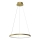 LED-kattokruunu johdossa HOOP LED/27W/230V halkaisija 50 cm 4000K kulta