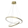 LED-kattokruunu johdossa HOOP LED/51W/230V halkaisija 60 cm 4000K kulta