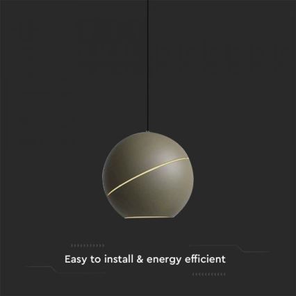LED-kattokruunu johdossa kosketus LED/8,5W/230V 3000K kulta