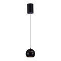 LED-kattokruunu johdossa kosketus LED/8,5W/230V 3000K musta