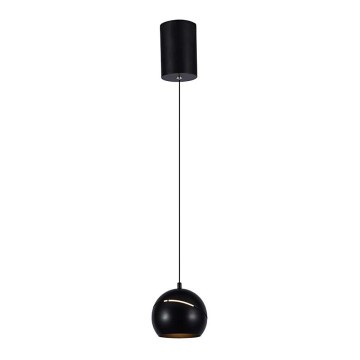 LED-kattokruunu johdossa kosketus LED/8,5W/230V 3000K musta