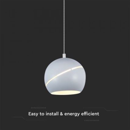 LED-kattokruunu johdossa kosketus LED/8,5W/230V 3000K valkoinen