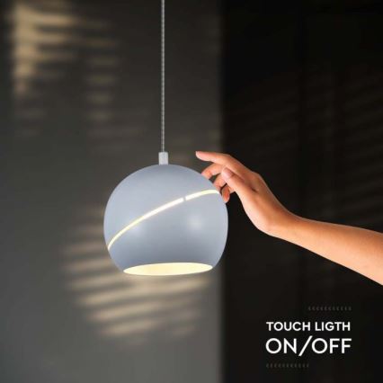 LED-kattokruunu johdossa kosketus LED/8,5W/230V 3000K valkoinen