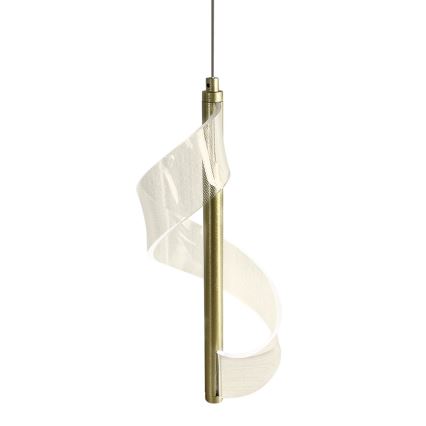 LED-kattokruunu johdossa LARGO LED/10W/230V kulta