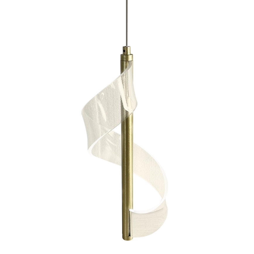 LED-kattokruunu johdossa LARGO LED/10W/230V kulta