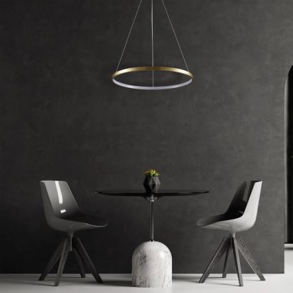 LED-kattokruunu johdossa LEA LED/20W/230V 4000K halkaisija 50 cm kulta