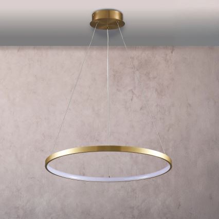 LED-kattokruunu johdossa LEA LED/20W/230V 4000K halkaisija 50 cm kulta