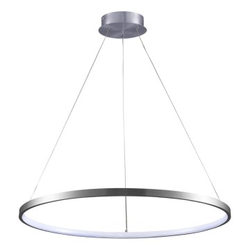 LED-kattokruunu johdossa LEA LED/20W/230V 4000K halkaisija 50 cm mattakromi
