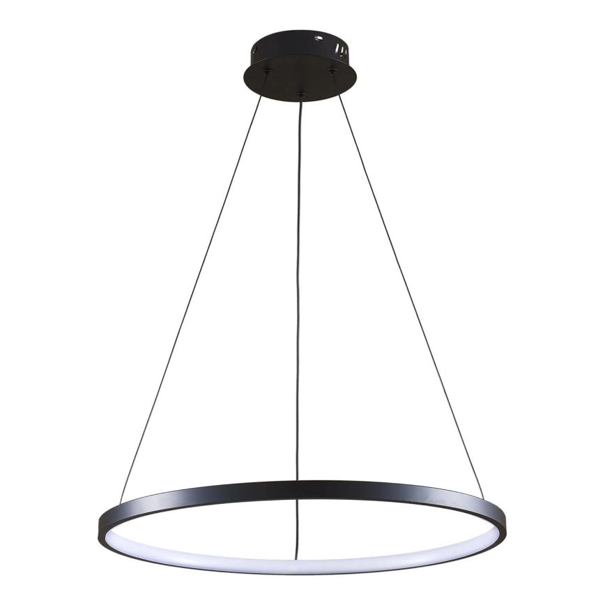 LED-kattokruunu johdossa LEA LED/20W/230V 4000K halkaisija 50 cm musta