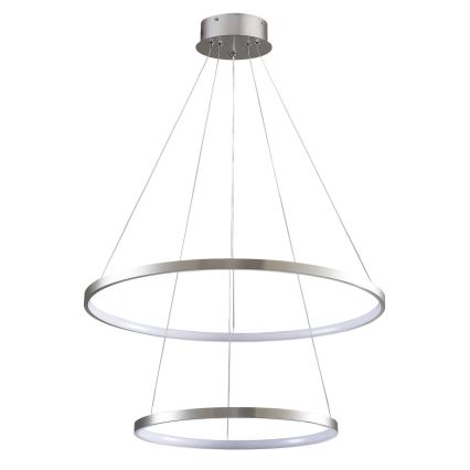 LED-kattokruunu johdossa LEA LED/35W/230V 4000K halkaisija 60 cm mattakromi