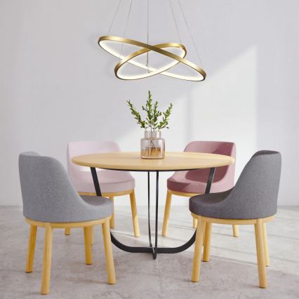 LED-kattokruunu johdossa LEA LED/35W/230V 4000K halkaisija 60 cm kulta