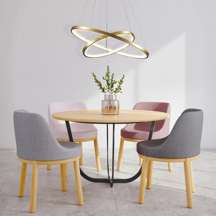 LED-kattokruunu johdossa LEA LED/35W/230V 4000K halkaisija 60 cm kulta