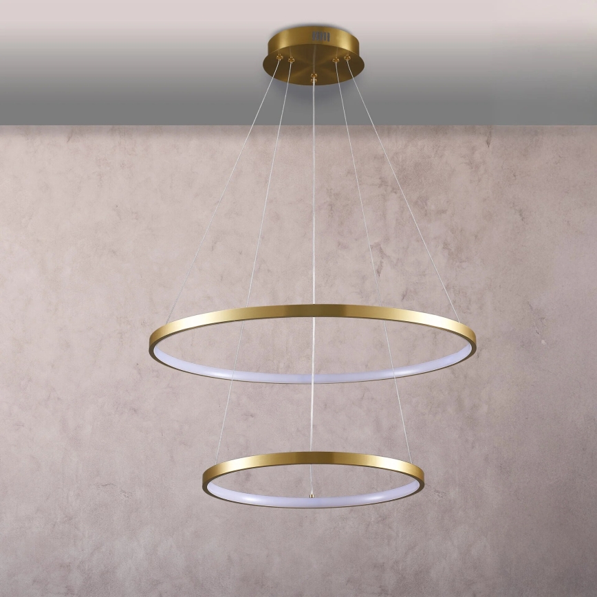LED-kattokruunu johdossa LEA LED/35W/230V 4000K halkaisija 60 cm kulta