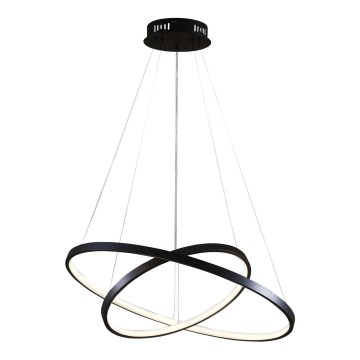 LED-kattokruunu johdossa LEA LED/35W/230V 4000K halkaisija 60 cm musta