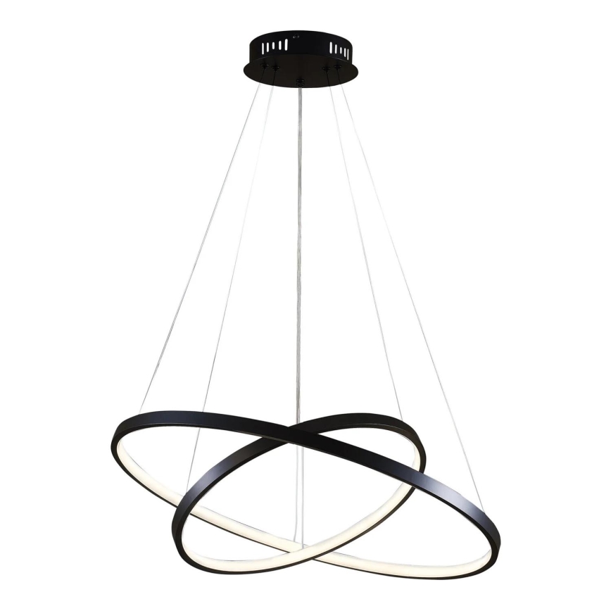 LED-kattokruunu johdossa LEA LED/35W/230V 4000K halkaisija 60 cm musta