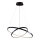 LED-kattokruunu johdossa LEA LED/35W/230V 4000K halkaisija 60 cm musta