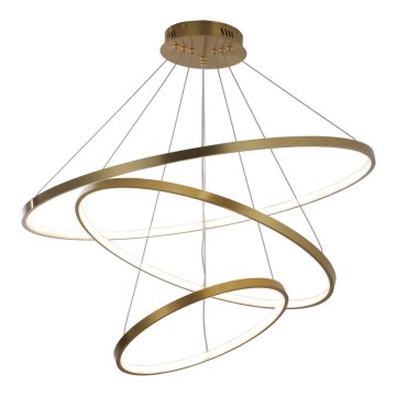LED-kattokruunu johdossa LEA LED/60W/230V 4000K halkaisija 80 cm kulta