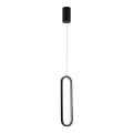 LED-kattokruunu johdossa LED/13W/230V 3000K musta