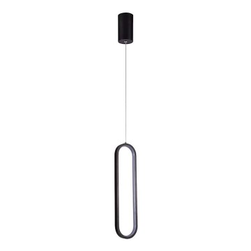 LED-kattokruunu johdossa LED/13W/230V 3000K musta