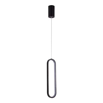 LED-kattokruunu johdossa LED/13W/230V 4000K musta