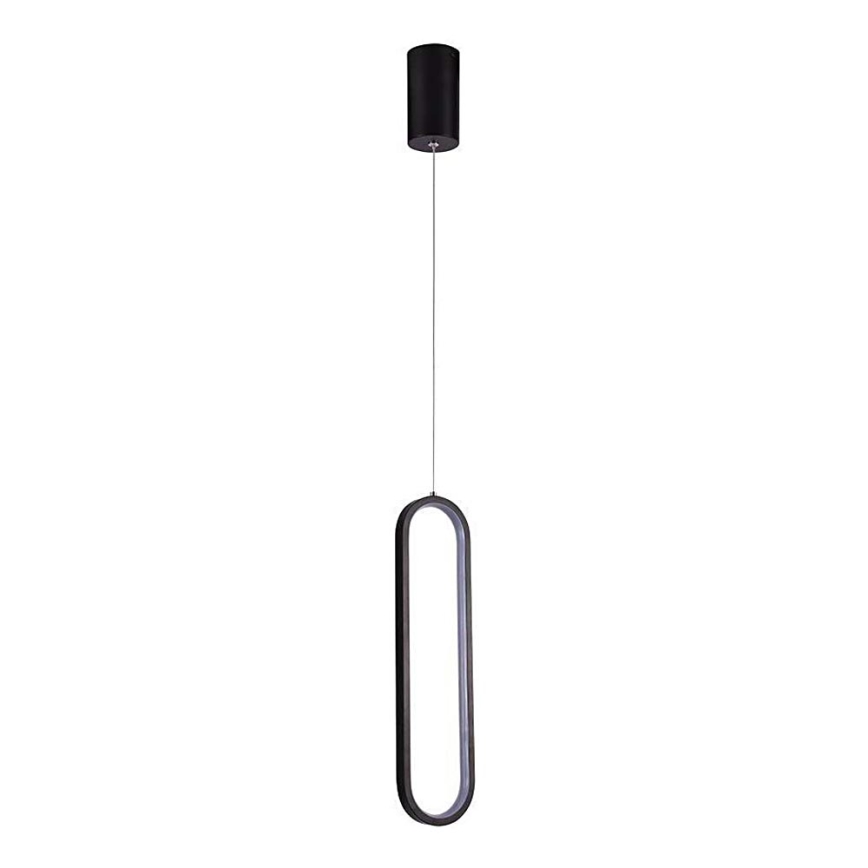 LED-kattokruunu johdossa LED/13W/230V 4000K musta