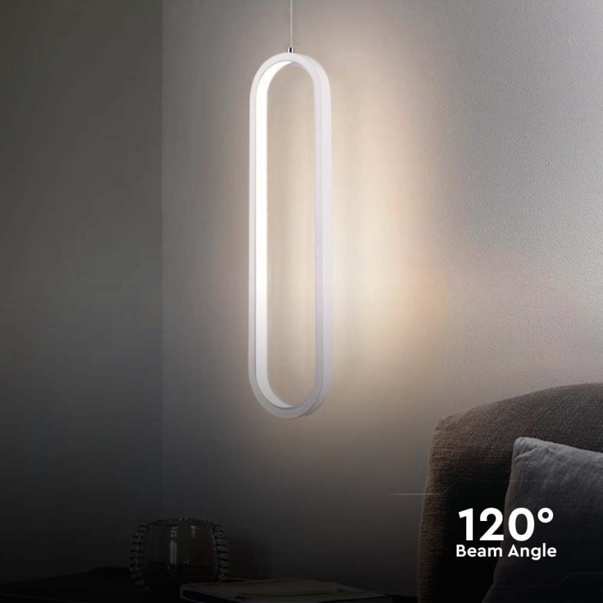 LED-kattokruunu johdossa LED/13W/230V 4000K valkoinen