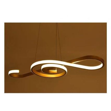 LED-kattokruunu johdossa LED/18W/230V 3000K kulta