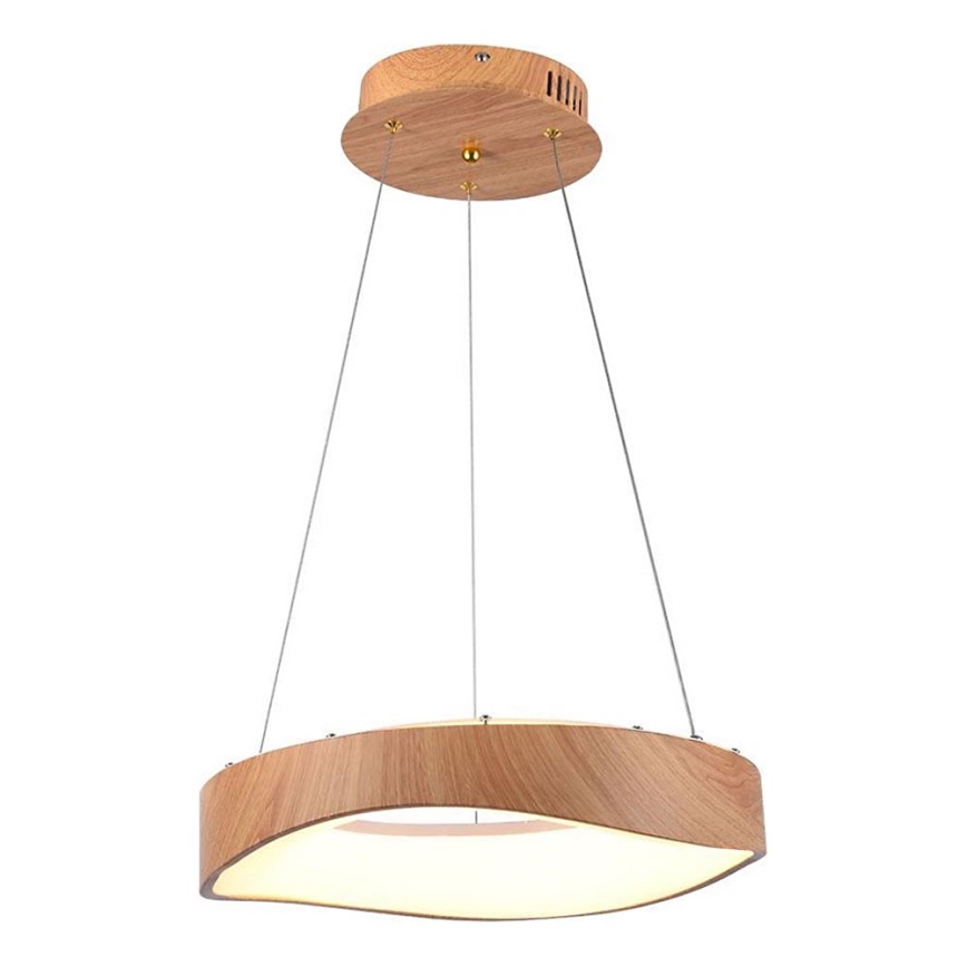 LED-kattokruunu johdossa LED/18W/230V 3000K ø 40 cm ruskea