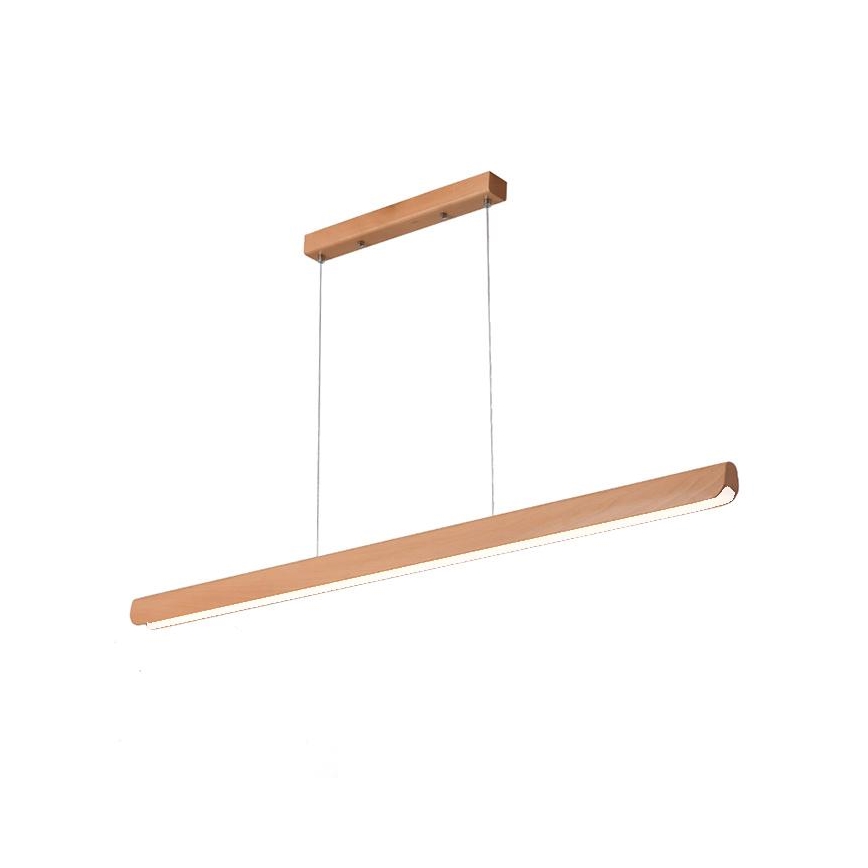 LED-kattokruunu johdossa LED/22W/230V 4000K 120 cm pyökki/massiivipuu