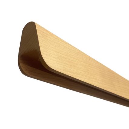 LED-kattokruunu johdossa LED/22W/230V 4000K 120 cm pyökki/massiivipuu