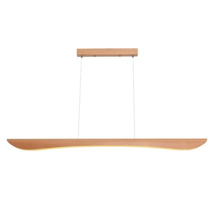 LED-kattokruunu johdossa LED/22W/230V 4000K 120 cm pyökki/massiivipuu