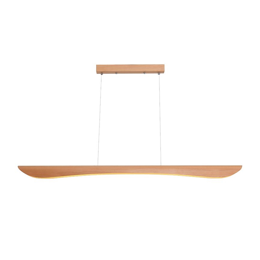LED-kattokruunu johdossa LED/22W/230V 4000K 120 cm pyökki/massiivipuu