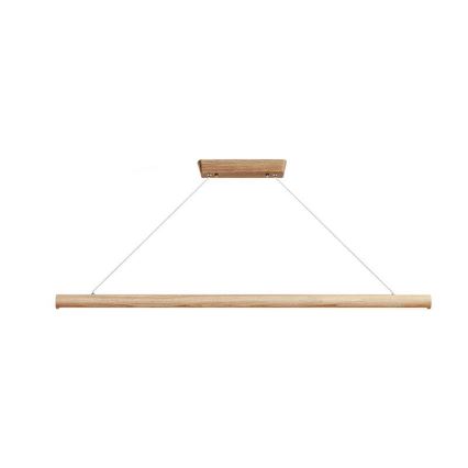 LED-kattokruunu johdossa LED/22W/230V 4000K 120 cm tuhka/massiivipuu