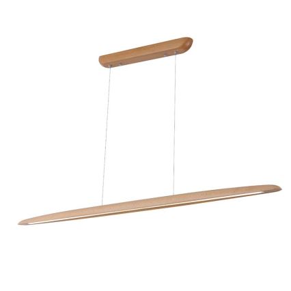LED-kattokruunu johdossa LED/22W/230V 4000K 130 cm pyökki/massiivipuu