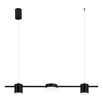 LED-kattokruunu johdossa LED/24W/230V 3000K musta