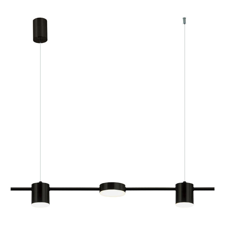 LED-kattokruunu johdossa LED/24W/230V 3000K musta