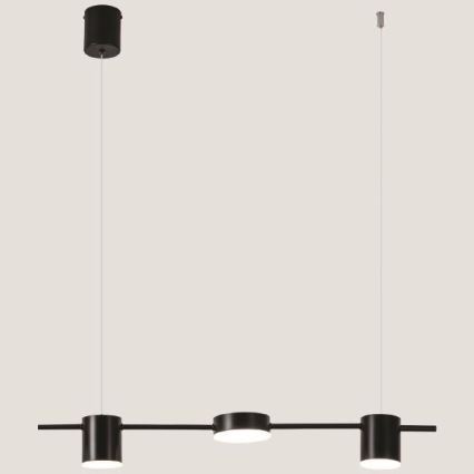 LED-kattokruunu johdossa LED/24W/230V 3000K musta