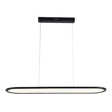 LED-kattokruunu johdossa LED/24W/230V 3000K musta