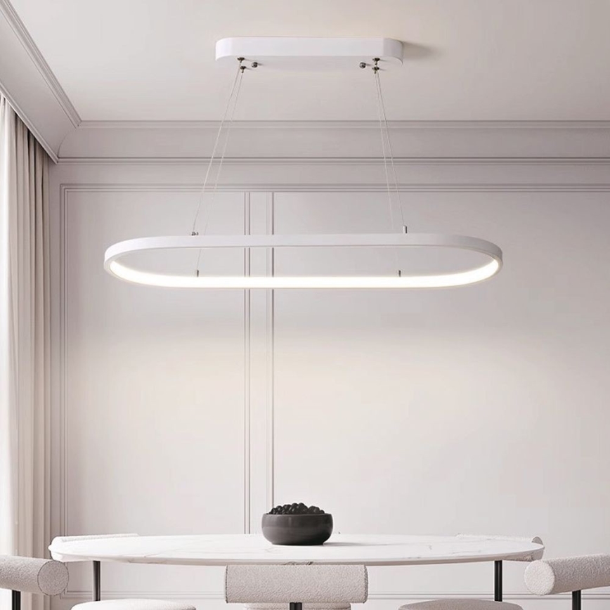 LED-kattokruunu johdossa LED/24W/230V 3000K valkoinen