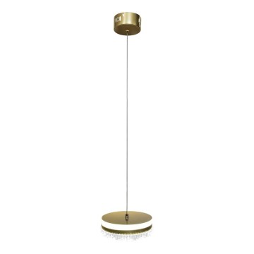 LED-kattokruunu johdossa LED/25W/230V halkaisija 20 cm kulta