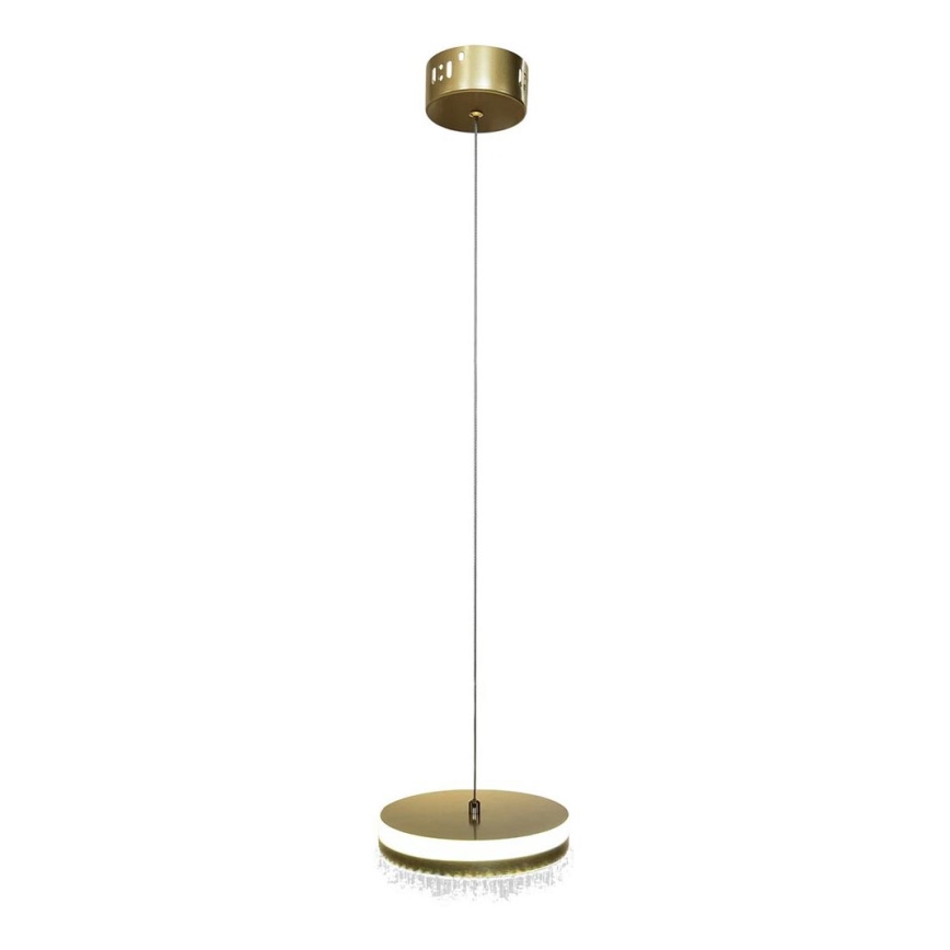 LED-kattokruunu johdossa LED/25W/230V halkaisija 20 cm kulta