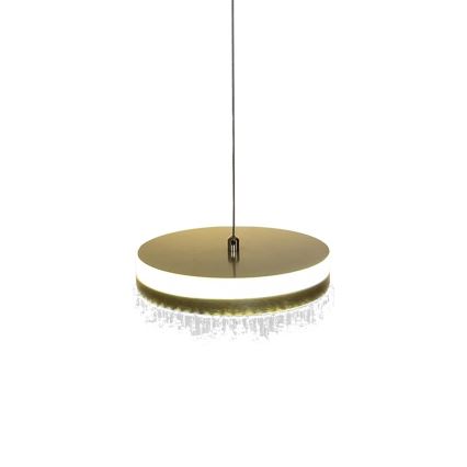 LED-kattokruunu johdossa LED/25W/230V halkaisija 20 cm kulta