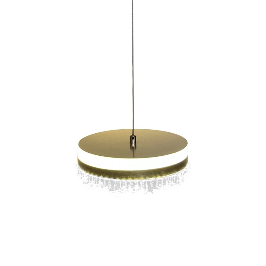 LED-kattokruunu johdossa LED/25W/230V halkaisija 20 cm kulta