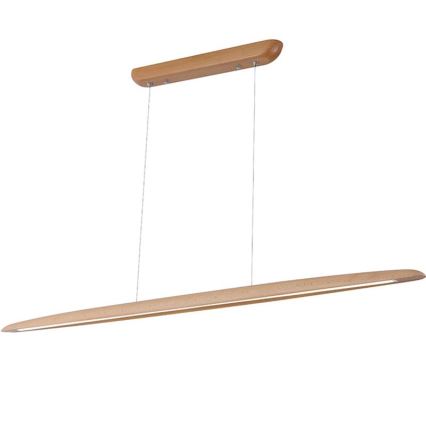 LED-kattokruunu johdossa LED/26W/230V 4000K 150 cm pyökki/massiivipuu